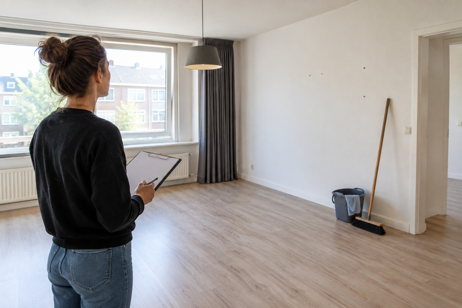 Een huurwoning opzeggen: wat bezemschoon opleveren precies betekent